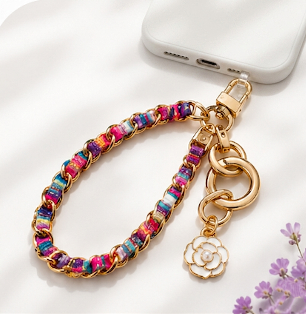 Luxury Phone Chain Wristlet